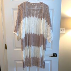 LOFT Woven Cardigan